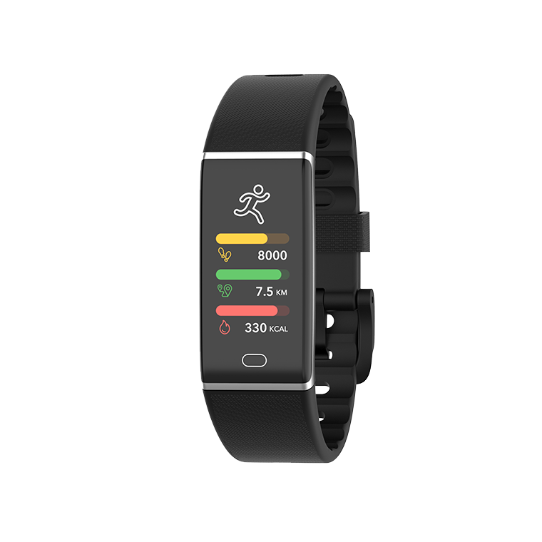 ZeTrack+ - Slim and full-featured activity tracker with heart rate and body temperature sensors
 - MyKronoz